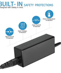 Workhorse 12V AC Adapter With 5A DC Power Cord Compatible With Atomstack A10 S10 X7 Laser Engraving Cutting Machine showing safety features.