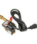 Electronic Drain Valve with Auto Timer for 110 to 120 Volt Systems Quarter Inch NPT Fittings displayed on white background