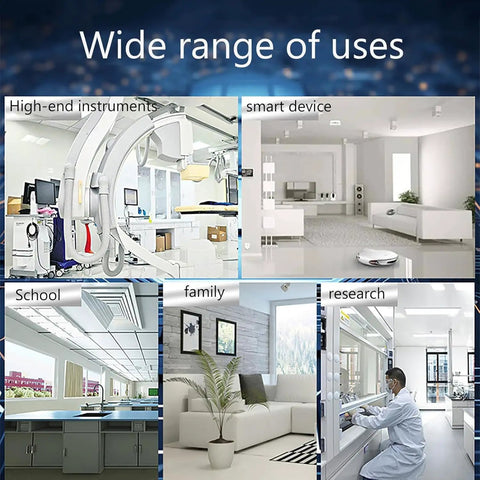 Wide range of uses for Heavy Hitter Electric Lab Lift Stand in school, research, and home environments.