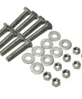 Heavy Duty Galvanized Carriage Bolt Set Packs Eight 1/2 Inch By 3 Inch Bolts With Sturdy Nuts And Washers for outdoor projects.