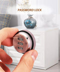 Hand holding Combo Cam Lock Security Locks Set Of Two With Three Digit Password Code No Brainer Keyless Three Dial Locks