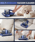 Beast Mode Mattress Vacuum Cleaner With 16KPa Suction 253.7nm UVC Light Ultrasonic Heat 500W in various home settings