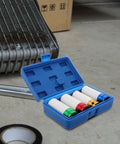 Top Notch Exaombre Impact Lug Nut Socket Set With Colorcoded Drive Rivet Sleeves And Inserts For Rim Protection And Easy Auto Repair Work in blue case