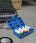 Top Tier 4 Piece Color Coded Wheel Socket Set For Easy Lug Nut Removal Fast Impact Sockets With Thin Wall Design, blue case open