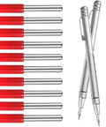 Built Like A Tank Tungsten Carbide Scriber Set With Extra Replacement Tips Heavy Duty Engraving Pen, two metal scribers and ten tips.