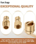 Half Inch Quick Connect Disconnect Insert Plug Fittings Set With 1/2 Inch Male NPT And 1/2 Inch Female NPT Brass Coupler close-up