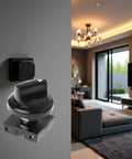 4-Position Rotary Fan Switch With 3 Speeds Plus Off Wall Mounted Ceiling Fan Control in living room setup