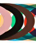 Round Shim Assortment Kit With Thirteen Color Coded Spacers, One Half Inch Inner Diameter And Three Quarter Inch Outer Diameter