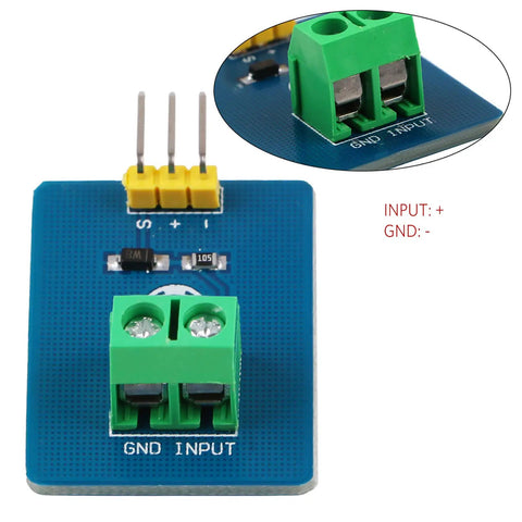 Close-up of an Analog Ceramic Piezo Vibration Sensor Module 4 Pack With Analog Output For Arduino 3.3V And 5V DIY Kits And Projects