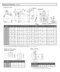 CHUNYE SGMAV-A5ADA21 servo motor, 50W, technical drawing with external dimensions