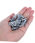 35-Piece Petal Expansion Nut Bolts Set M4 M5 M6 For Hollow Wall And Iron Skin Fastening Heavy Duty Hardware Kit With Quick Install And Reliable Hold For Home Repairs And DIY Projects, metal bolts in hand