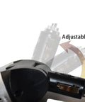 Road Ready 100 Watt Modified Sine Wave Power Inverter With 300 Watt Surge And Dual Usb Ports showing adjustable plug for easy connection.