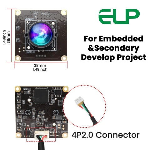 1080P 120FPS USB Camera Module For Your Computer Setup With 12MP IMX577 Sensor 100 Degree Wide Angle Low Distortion Lens