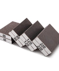 Assorted Grit Sanding Sponge Set For Handy Projects, Flexible Reusable Sanding Blocks in 60 80 120 220 Grits shown in side view