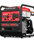 4500 Watt Portable Generator With Carbon Monoxide Alarm And Inverter Technology For Home Use Emergency Power And Camping Trips