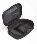 Open Go-To Polyester Soft Carrying Case for Handheld Electrical Test Tools and Accessories, showing interior with Velcro tool straps.