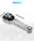 Volvo XC60 S60 V70 Replacement Engine Motor Mount Torque Rod Bracket with dimensions 26.5 cm x 9 cm x 12 mm in metal.