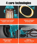 Variable Speed Handheld Electric Drywall Sander With Automatic Vacuum System And Dust Hose features core technologies.