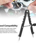 Handy Lens Opener Tool Kit With 3 Interchangeable Tips For 37mm To 86mm Openings in use on a DSLR camera lens.