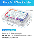 Metric Screw Assortment Kit 1280 Pcs M3 M4 M5 M6 Hex Socket Head Cap Screws Nuts Lock And Flat Washers Stainless Steel 304 Includes Allen Wrenches in labeled box