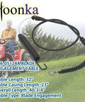 Blade Engagement Cable For 42 Inch Deck Riding Mowers Go To OEM Replacement Fits Troy Bilt Pony 42 Inch Horse XP Hydro Bronco