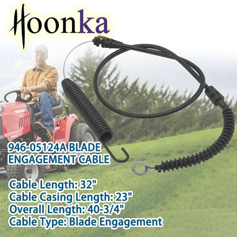 Blade Engagement Cable For 42 Inch Deck Riding Mowers Go To OEM Replacement Fits Troy Bilt Pony 42 Inch Horse XP Hydro Bronco