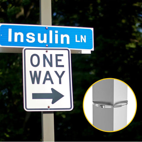 2 Pack Sign Mounting Brackets For Large Poles Adjustable Street Sign Hardware With Pole Clamps on street sign pole