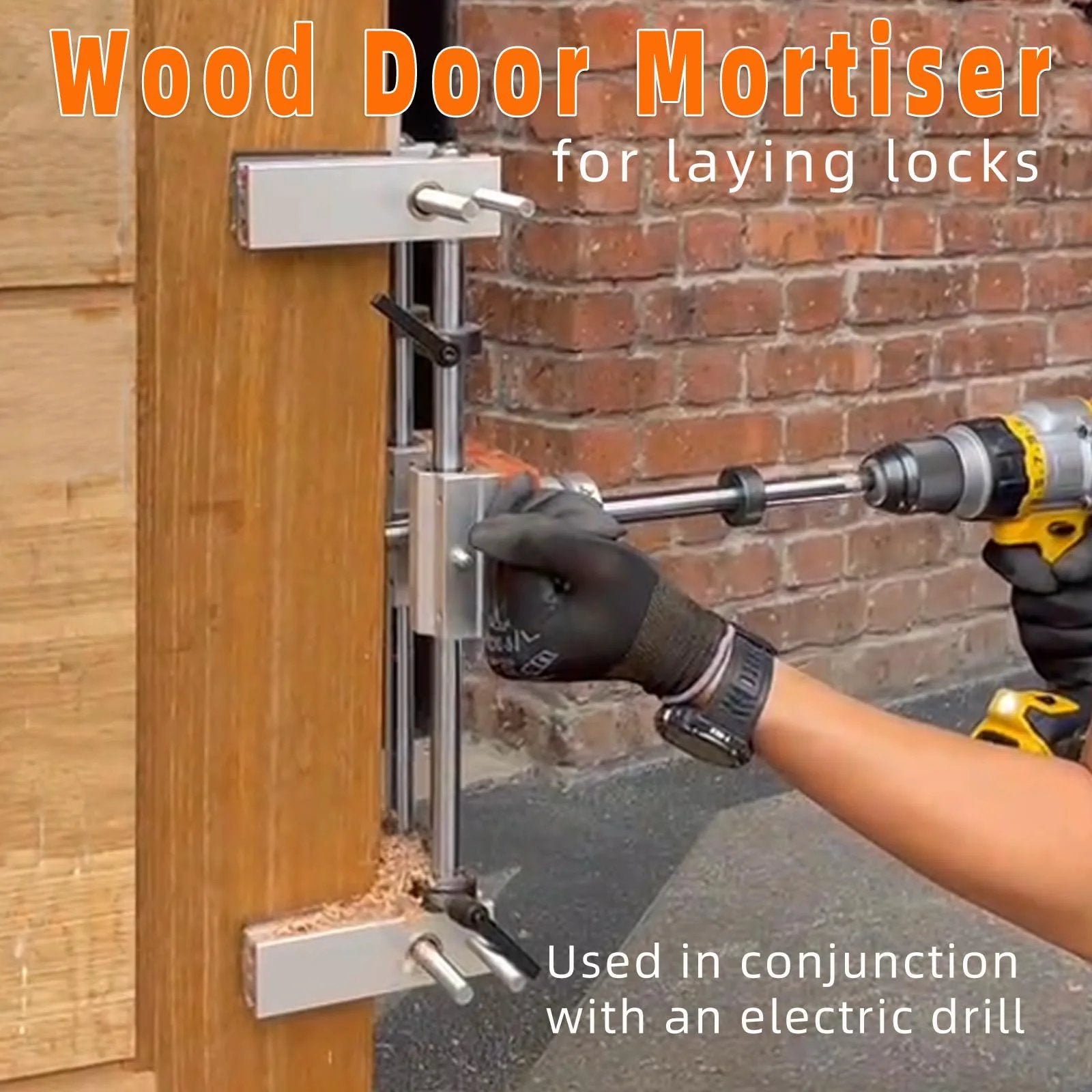Wood Door Lock Mortiser Kit: Precise Jig ✓