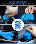 Boss Level Car Detailing Kit Interior Cleaner With Brushes Duster Cleaning Gel Microfiber Towels And Organizer Bag For Auto And Truck Interior Care Essentials Tools, 70g gel on car vents and controls