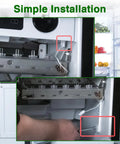 Ice maker bin temperature sensor/thermistor replacement for Whirlpool/Kenmore/KitchenAid fridges; RUHUALIFE, installed
