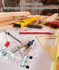 40kg Quick Release Toggle Clamp With Left Right Operation for woodworking with non-slip plastic handle on workbench