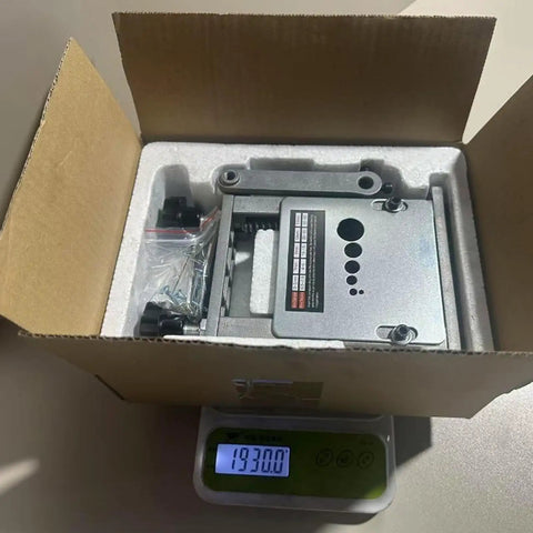 Heavy Duty Multiple Hole Cable Stripper For Electric Wire Stripping inside a packaging box with accessories, weighing 193 grams.