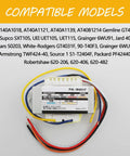 24V AC Transformer For HVAC Systems, Primary 120 208 240V To 24V Secondary, compatible models list on product label.