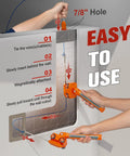Tutorial using Powerful Magnetic Wire Puller For Electrical Wiring With Rare Earth Magnets And Stainless Steel Leader