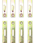 Heavy Duty Bed Rail Brackets Set Of 4 Quick Release Bed Post Fasteners Built Like A Tank For Stress Free Setup And Gonna Keep Your Frame Snug With Flawless Mortise Joint Alignment shown from the front, featuring zinc plated steel design.