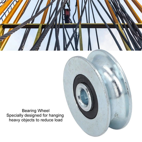 Heavy Duty Pulley Wheel 40Mm Outer Diameter 8Mm Inner Diameter Alloy Steel 608ZZ Sealed Bearing Low Noise Guide Roller