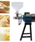 Heavy Duty 2200W 110V Wet Grain Mill Grinder With Funnel for Soy Milk, Corn, Rice, Coffee Beans, 1400 RPM, Durable Steel