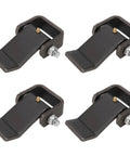 Heavy Duty Trailer Hinges Four Pack With Grease Zerk Fittings Strap Style Short Leaf Gate Hinges For Dump Trucks And Trailers 1/4 inch pig iron