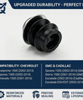 4 Pack Brake Caliper Slide Pin Bushing Kit With Rubber Boot Replacement Kit And Guide Pin Sleeve For OEM 47775 50010 47775 20080 47775 30070 Compatible With Toyota And Lexus, shown with reinforced materials for durability.