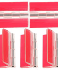 Five Pack Self Adhesive Mini Folding Hinges For Cabinets Pianos Boxes And Aquarium Lids Strong Durable Easy Install