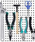 Stainless Steel Double Loop Pegboard Hooks Set For Plier Holders 16 Piece Heavy Duty Tool Organizer Display Hooks for Garage