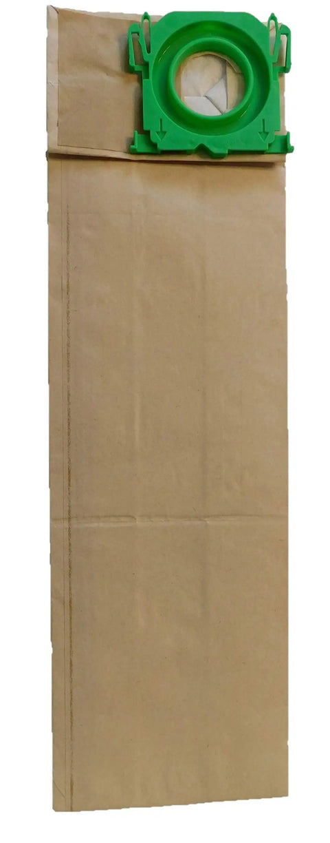 Triple Check Microfilter Bag 5300 for Sensor and Versamatic Plus shown with a green plastic fitting