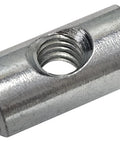 Bulk Pack Of 12 M6 Cross Dowels Barrel Nuts With P1.0 Threads, 20mm Length And 10mm Diameter, Zinc Plated Steel