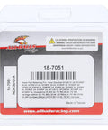 Caliper Bolt Kit 18-7051 OEM Replacement For Disc Brakes packaging with barcode and warning labels visible.