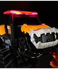 Close-up of Digatron One Fifteen Scale RC Monster Truck With 2.4GHz Full Function Remote Control, showing front design and details.