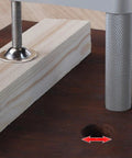 Close-up of Two Pack Woodworking Bench Dog Clamp Set For DIY Projects, Heavy Duty Benchtop Quick Hold Down Clamps with 600lb holding power