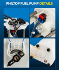 Electric Fuel Pump Module Assembly Compatible With Chevy Lumina And Monte Carlo 1997 To 1999 3.1 Liter Engine featuring detailed connector and turbine features.
