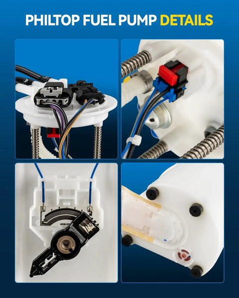 Electric Fuel Pump Module Assembly Compatible With Chevy Lumina And Monte Carlo 1997 To 1999 3.1 Liter Engine featuring detailed connector and turbine features.