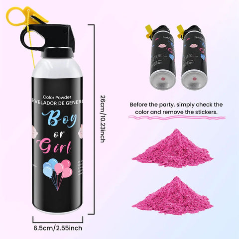 Hella Cool Gender Reveal Fire Extinguisher Two Pack With Corn Powder Smoke Goes Off At Your Baby Shower Wedding Or Birthday Party Guaranteed To Make A Huge Splash And Steal The Whole Show