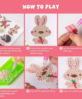 Diamond Art Kits For Kids And Adults Beginners Easy To Do By Numbers Animal Theme Sticker Craft instructions